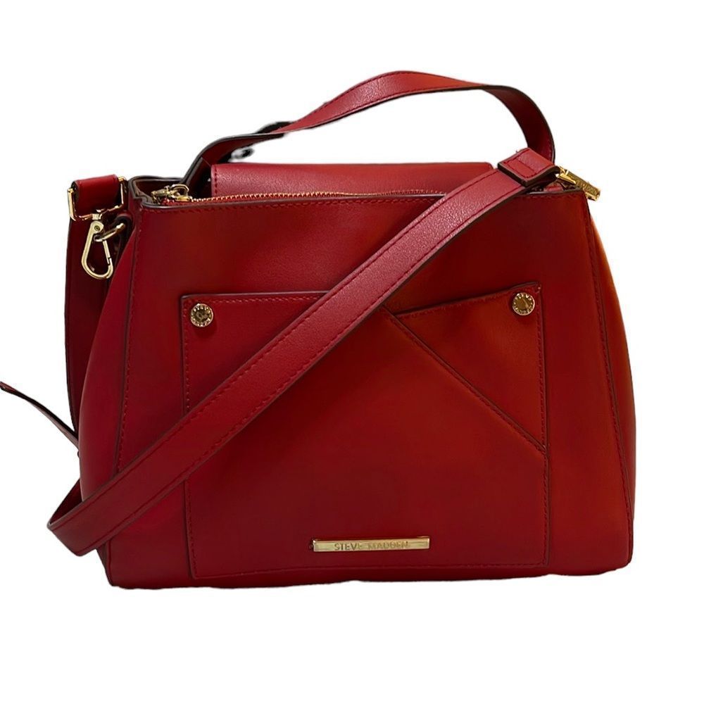 Steve Madden Deep Red Crossbody Bag Purse. NWOT. EUC. No wear!